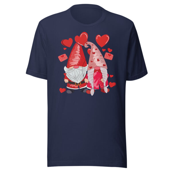 Couple Gnomes Valentine's Day T-Shirt - Image 3
